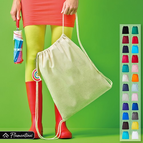 Cotton gymsac with - cotton,