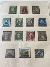 Germany Lindner falzlos album with used stamp collection between 1949-1971