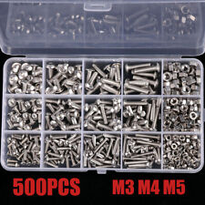 500X Assorted Stainless Steel