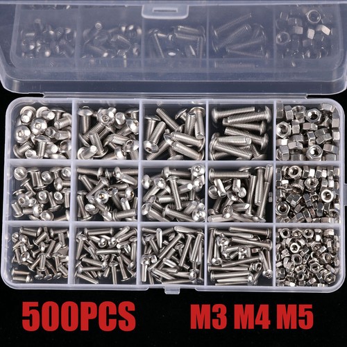 500x assorted stainless steel - 500x,