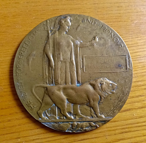 Wwi british death penny - death,