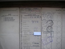 BSA Bantam D7 175cc collectable RF60 from  1961 not cancelled