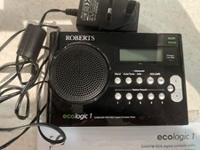 Roberts Eco Logic 1 DAB/FM Digital Portable Radio - Black - Unit Only *SEE...