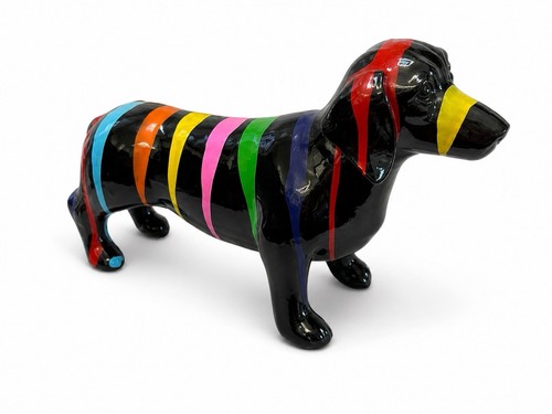 Drip art sausage dog dachshund - drip,