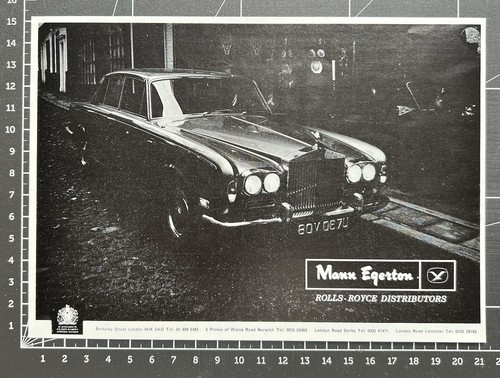 Rolls royce mann - royce, egerton