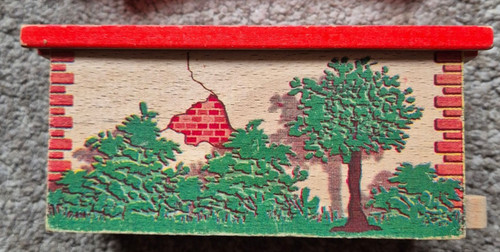 Wooden train tunnel - , works