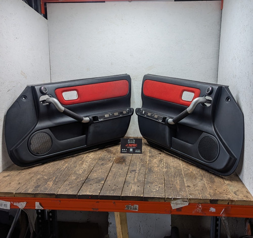 Toyota mr2 red door cards - red,
