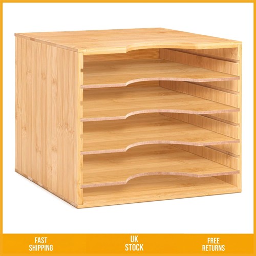 Elegant wooden desk organiser - elegant,