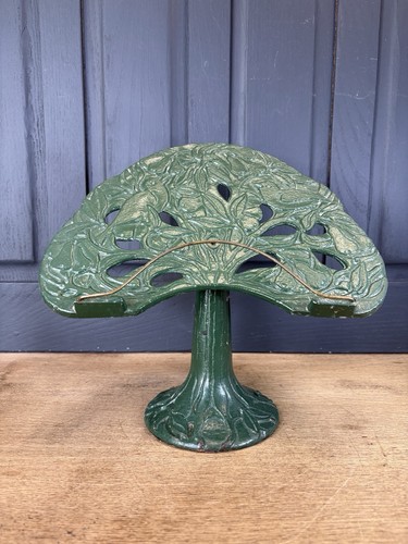 Vintage cast iron book - cast, stand