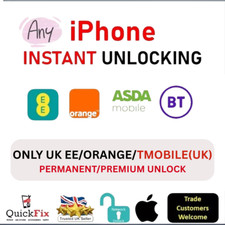IPHONE UNLOCK CODE SERVICE ANY IPHONE 8/11/XR/X/XS/12/13/14/15/16 SERIES EE UK