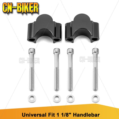 Black handlebar riser - black,