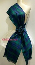 Black Watch Sash Rosette Scarf