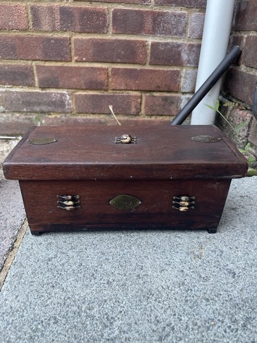 Small antique wooden box - antique,