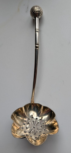 Silver plated sugar - silver, sifter