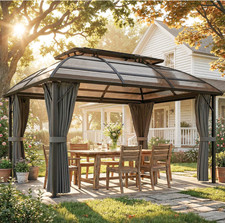 Metal garden gazebo large - metal,