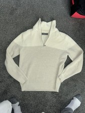 Men’s Cream Quarter Zip S