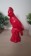 Red PARROT figurine home decor
