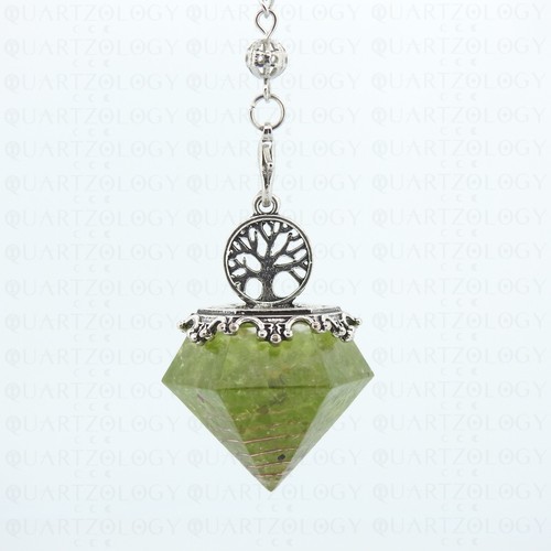 Dowsing pendulum peridot - pendulum,