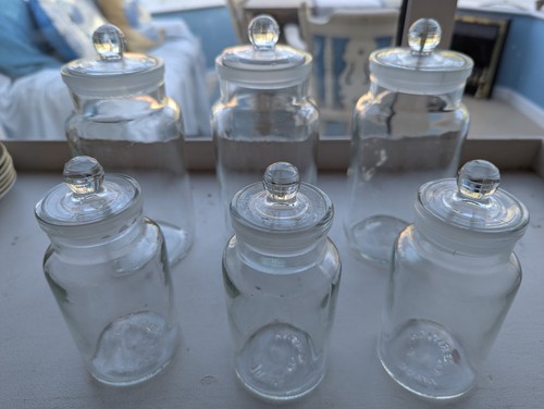 Vintage glass storage - glass,