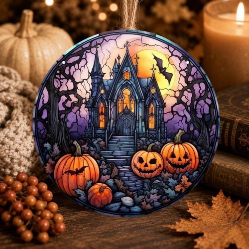 Eerie castle halloween decor - castle,