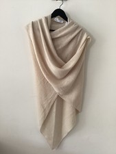 Gorgeous Ladies Zara Beige/Dark Cream Wrap/Shawl, Good Condition