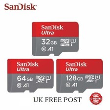 SanDisk Ultra Micro SD 32GB 64GB 128GB Class 10 SDHC SDXC Memory Card Imagemate