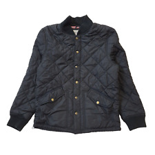 Converse Black Padded Long Sleeve Collared Jacket Men's UK S EU 48 H295