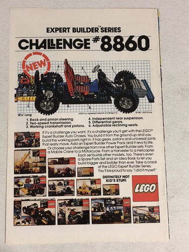 1982 lego challenge 8860 - challenge,