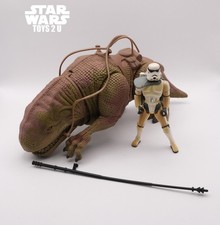 STAR WARS FIGURE 1995 POTF COLLECTION DEWBACK CREATURE & SANDTROOPER