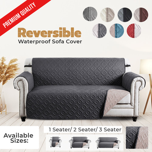 Quilted sofa cover slip covers - quilted,