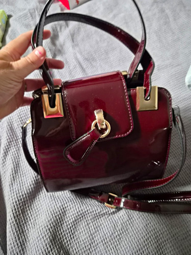 Hotter burgundy patent leather - burgundy,
