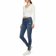 Ladies Skinny Stretch Floral
