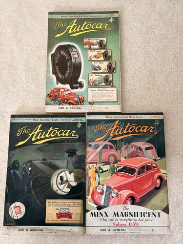 Autocar magazine 1935 bundle - magazine,