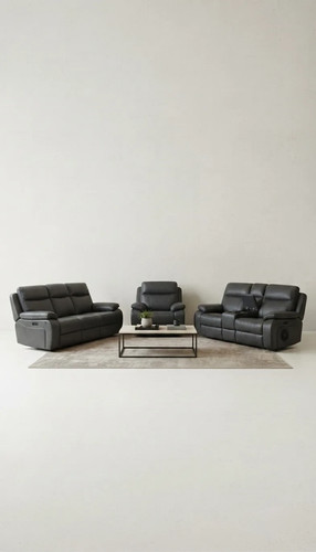 Varetti recliner sofa charcoal - sofa,