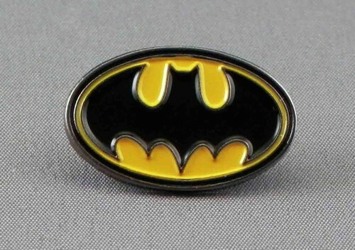 Bat symbol enamel pin - symbol,