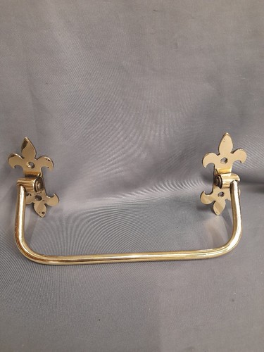 Brass towel rail with - rail,