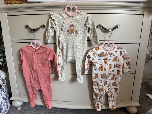 Next baby girl sleepsuits - -, up