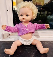 Vintage Palitoy Tiny Tears Baby Doll 1970 16G Blonde Blue Eyes