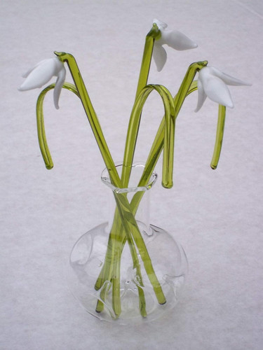 Lyndas gifts glass snow drops - lyndas,