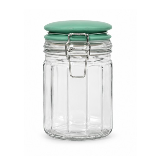 Glass storage jar 700ml - glass,