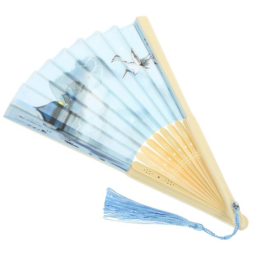 Chinese style handle fan - ,