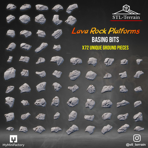 Basing bits lava rock - basing,