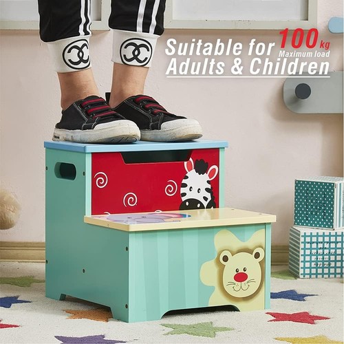 Wooden step stool kids - wooden,