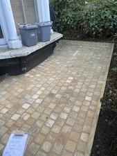 Cobble Stones for Paving Garden Walkway, Antique Beige/Sand, Half Pallete 5 sqm