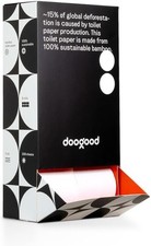 DooGood 3‑Ply 100% Bamboo Toilet Paper – Soft & Strong, Pack of 8 Rolls