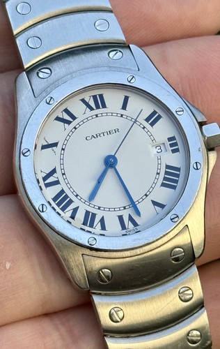 Vintage cartier santos - santos, ronde