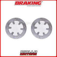 FRONT BRAKE DISC KIT BRAKING Piaggio MP3 IE LT 300 2010 - 2011 [FIXED] 2xR