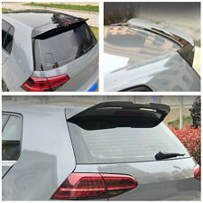 For VW Golf MK7 MK7.5 R GTI GTD 14-20 Rear Trunk Roof Spoiler Wing Glossy Black