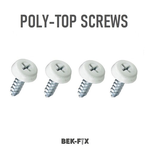 Number plate screws fixing - plate,