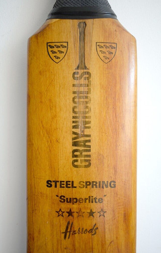 Antique cricket bat - bat,